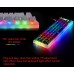 66 key/RGB color/Acrylic material k66 gaming keyboard